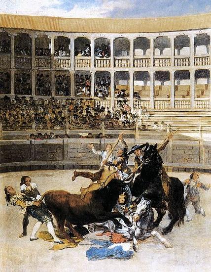 Francisco de Goya Picador Caught by the Bull Spain oil painting art